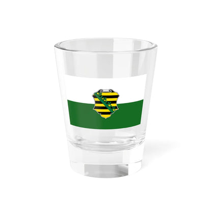 Flagge des sächsischen Landtages (Germany) Shot Glass 1.5oz 1.5oz - Go Mug Yourself