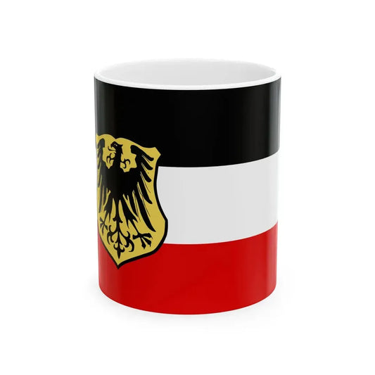 Flagge Deutscher Seglerverband Hamburg (Germany) White Coffee Mug 11oz - Go Mug Yourself