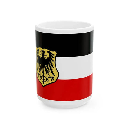 Flagge Deutscher Seglerverband Hamburg (Germany) White Coffee Mug 15oz - Go Mug Yourself