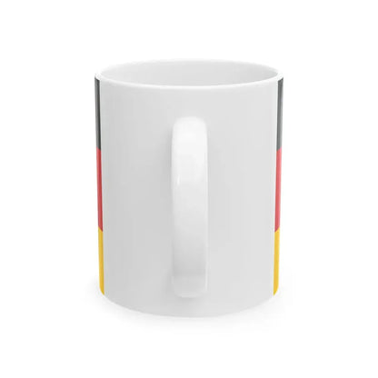Flagge Deutsches Reich - Dienstflagge zu Land 1921-1933 (Germany) White Coffee Mug - Go Mug Yourself