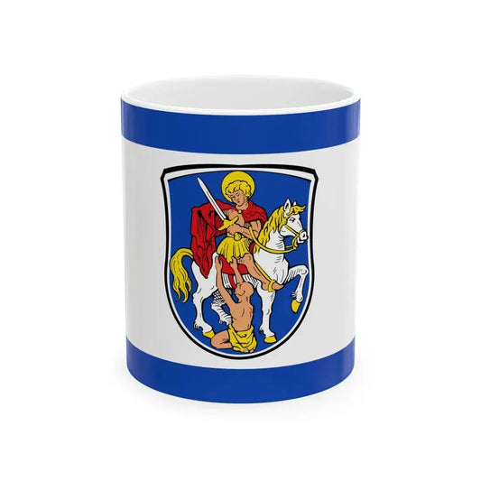 Flagge Dieburg (Germany) White Coffee Mug 11oz - Go Mug Yourself