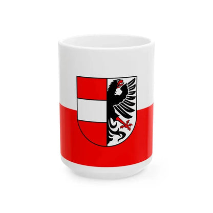 Flagge Dietenheim (Germany) White Coffee Mug 15oz - Go Mug Yourself