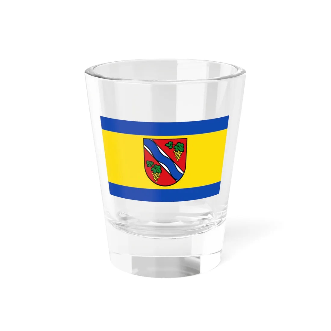 Flagge Dietzenbach (Germany) Shot Glass 1.5oz 1.5oz - Go Mug Yourself
