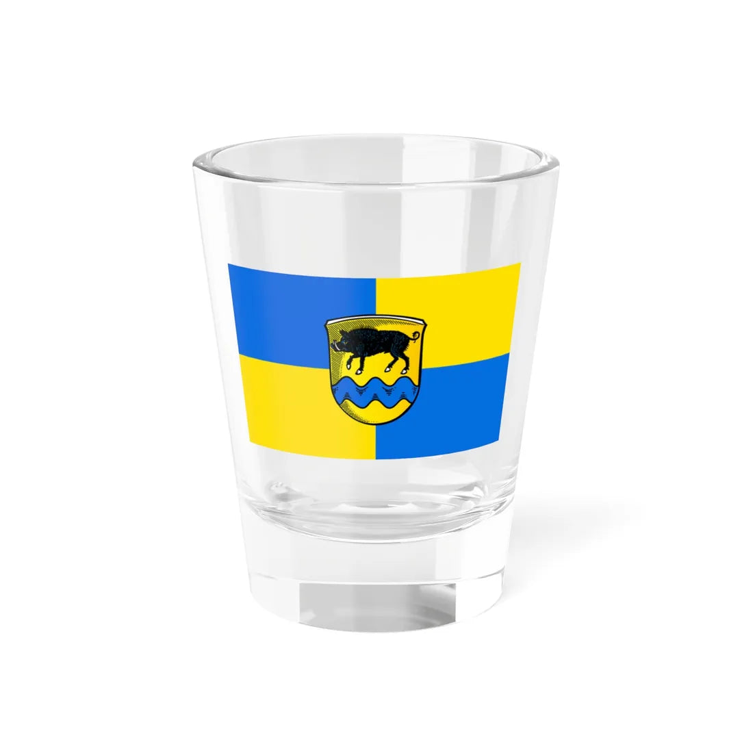 Flagge Dietzhölztal (Germany) Shot Glass 1.5oz 1.5oz - Go Mug Yourself