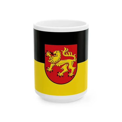 Flagge Dransfeld (Germany) White Coffee Mug 15oz - Go Mug Yourself
