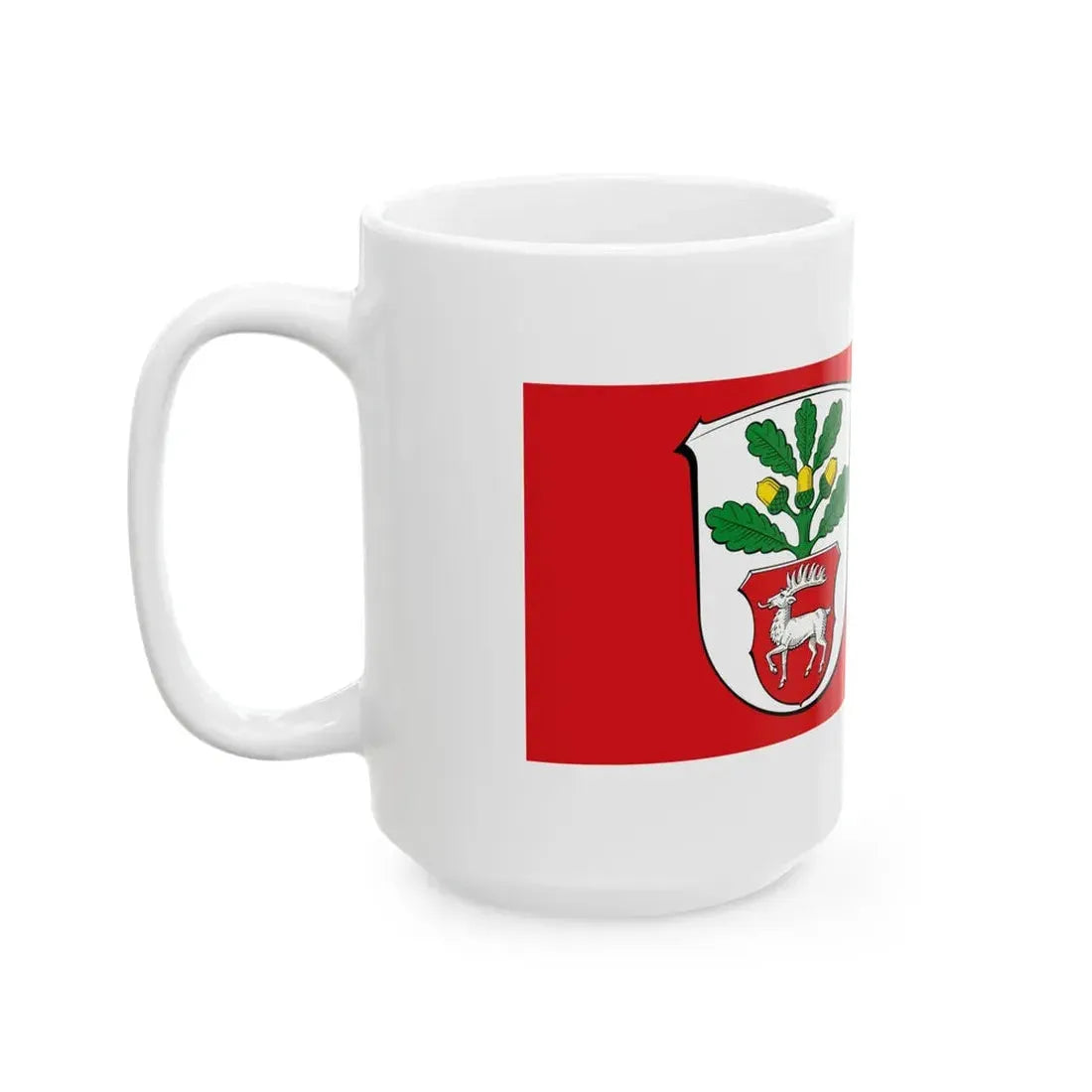 Flagge Dreieich (Germany) White Coffee Mug - Go Mug Yourself