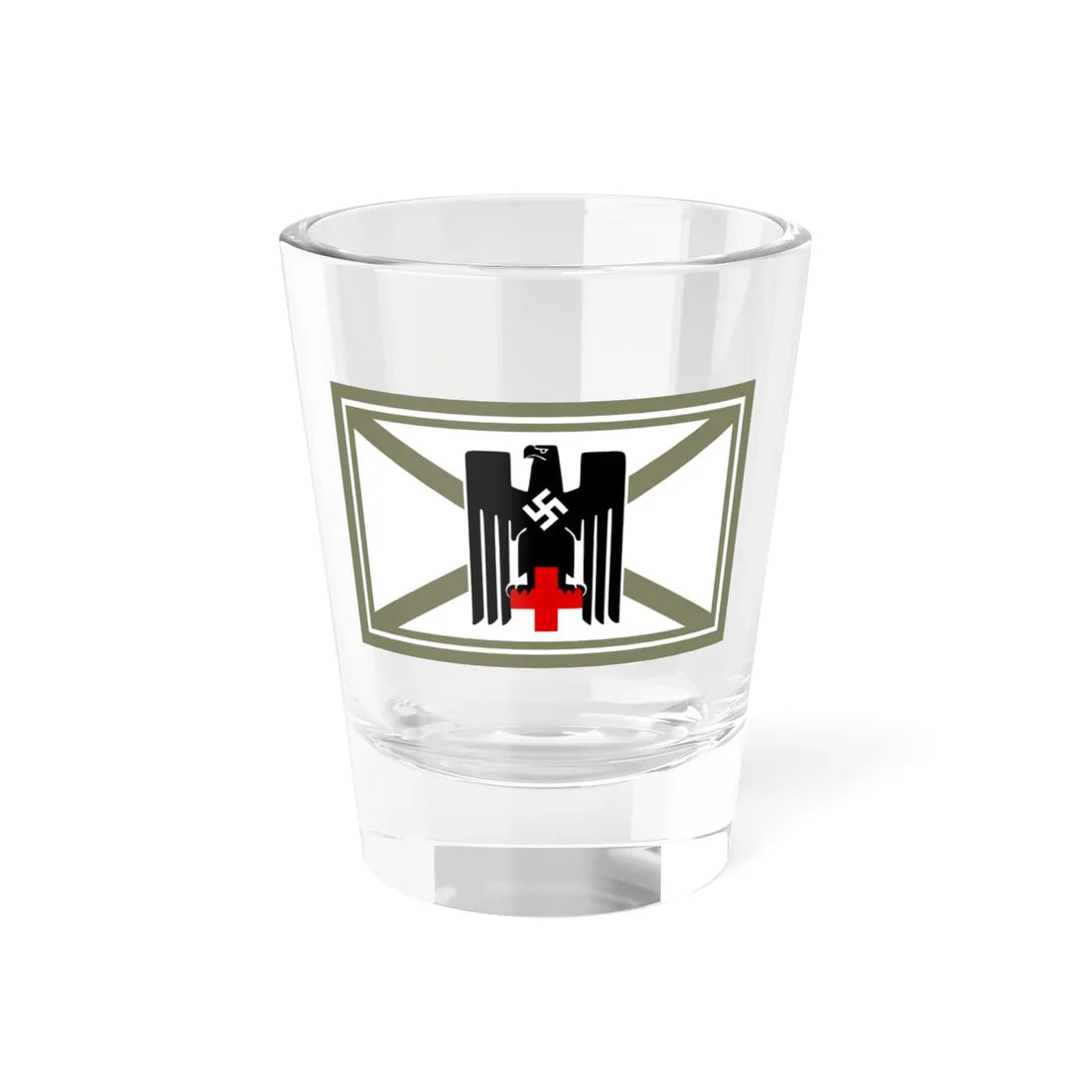 Flagge DRK Amtschef 1938 (Germany) Shot Glass 1.5oz 1.5oz - Go Mug Yourself