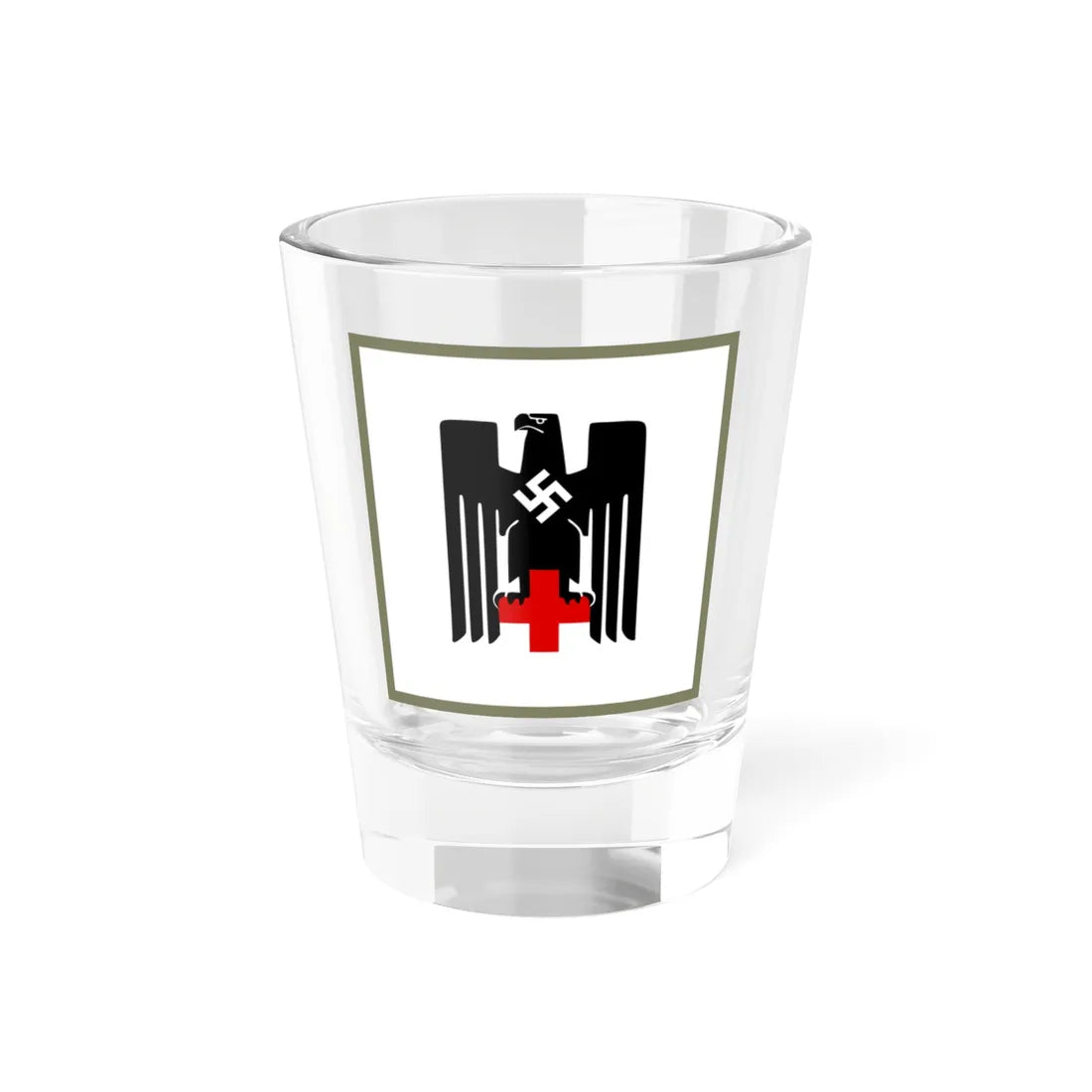 Flagge DRK Kreisführer stv 1938 (Germany) Shot Glass 1.5oz 1.5oz - Go Mug Yourself