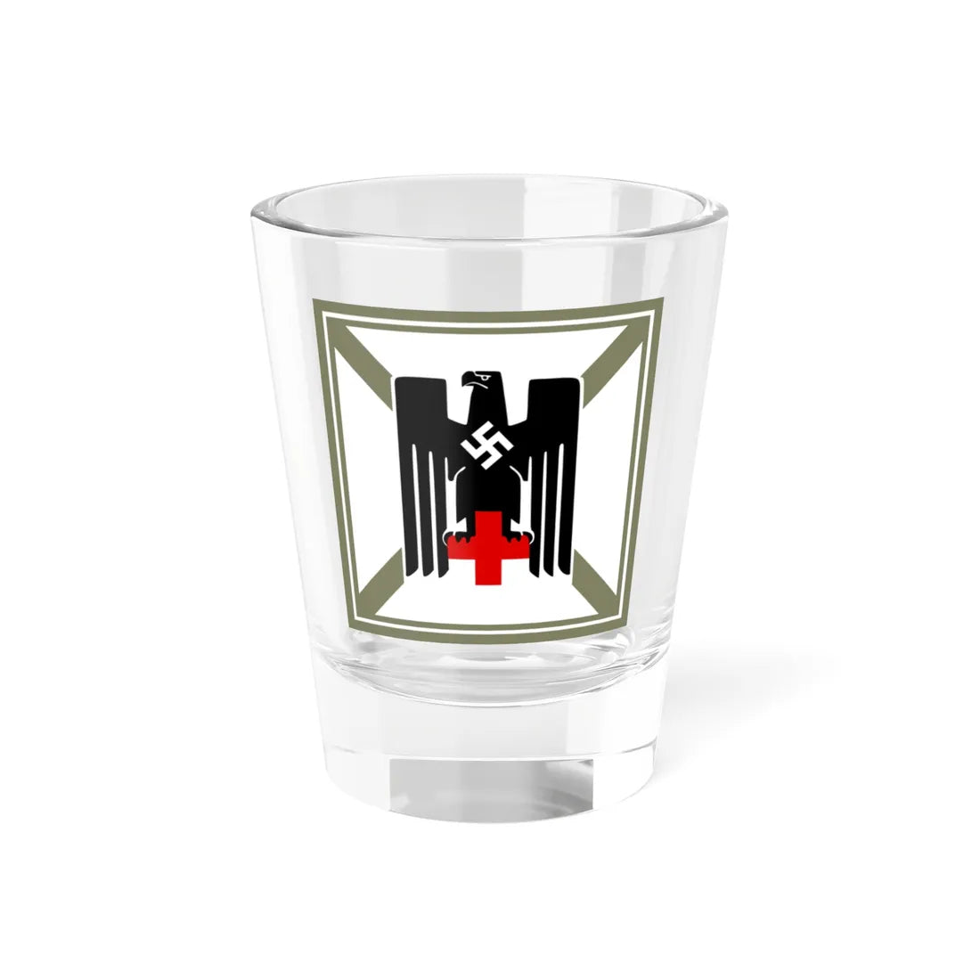 Flagge DRK Präsident 1938 (Germany) Shot Glass 1.5oz 1.5oz - Go Mug Yourself