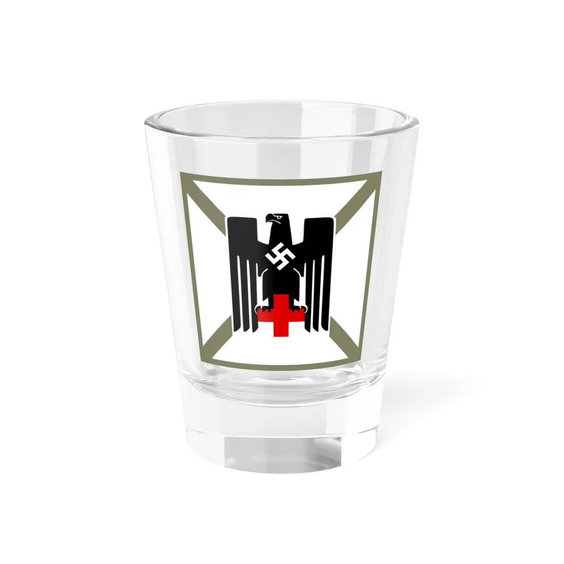 Flagge DRK Präsident stv 1938 (Germany) Shot Glass 1.5oz 1.5oz - Go Mug Yourself