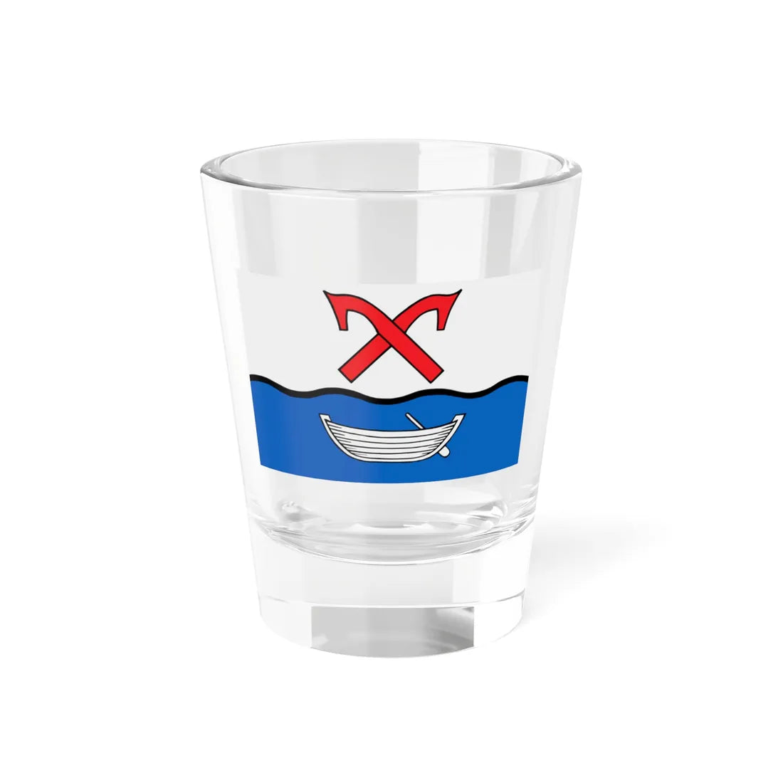 Flagge Dörnick (Germany) Shot Glass 1.5oz 1.5oz - Go Mug Yourself