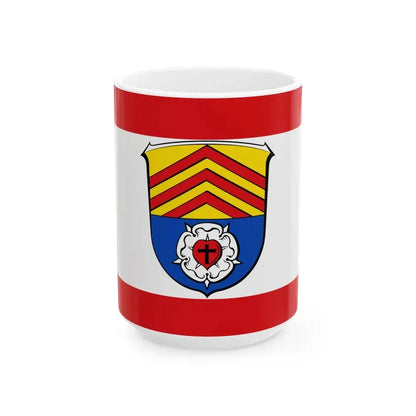 Flagge Dudenhofen Rodgau (Germany) White Coffee Mug 15oz - Go Mug Yourself
