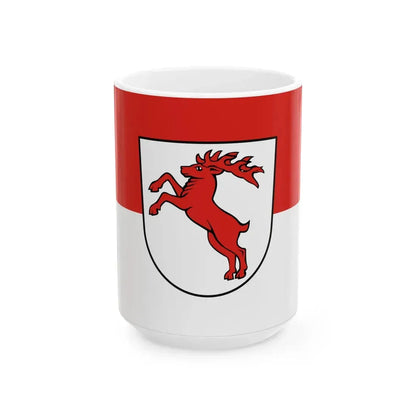 Flagge Duerbheim (Germany) White Coffee Mug 15oz - Go Mug Yourself