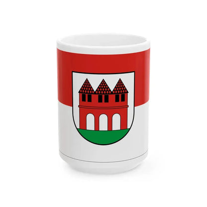 Flagge Durchhausen (Germany) White Coffee Mug 15oz - Go Mug Yourself