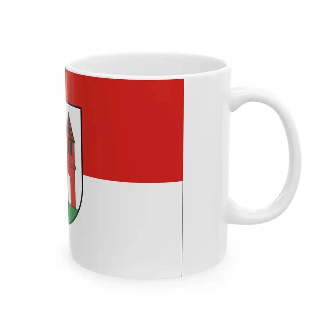 Flagge Durchhausen (Germany) White Coffee Mug - Go Mug Yourself