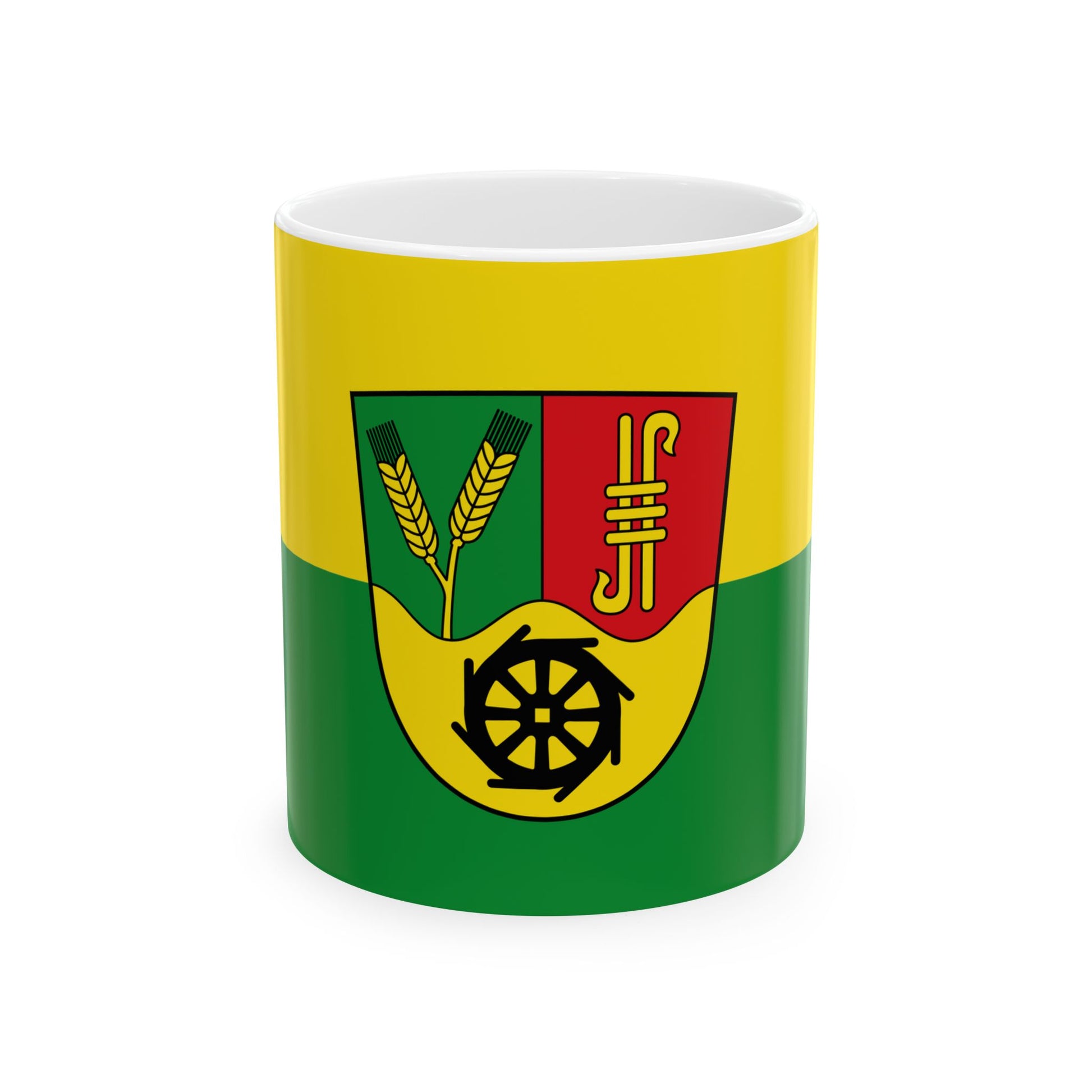 Flagge Ebergoetzen (Germany) White Coffee Mug-11oz-Go Mug Yourself
