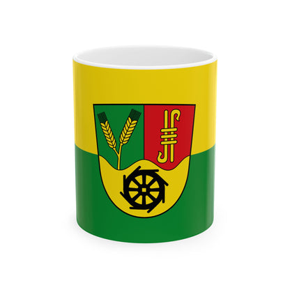 Flagge Ebergoetzen (Germany) White Coffee Mug-11oz-Go Mug Yourself