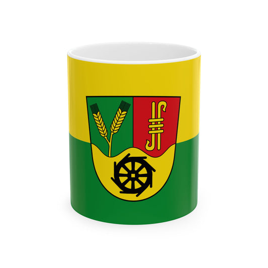 Flagge Ebergoetzen (Germany) White Coffee Mug-11oz-Go Mug Yourself
