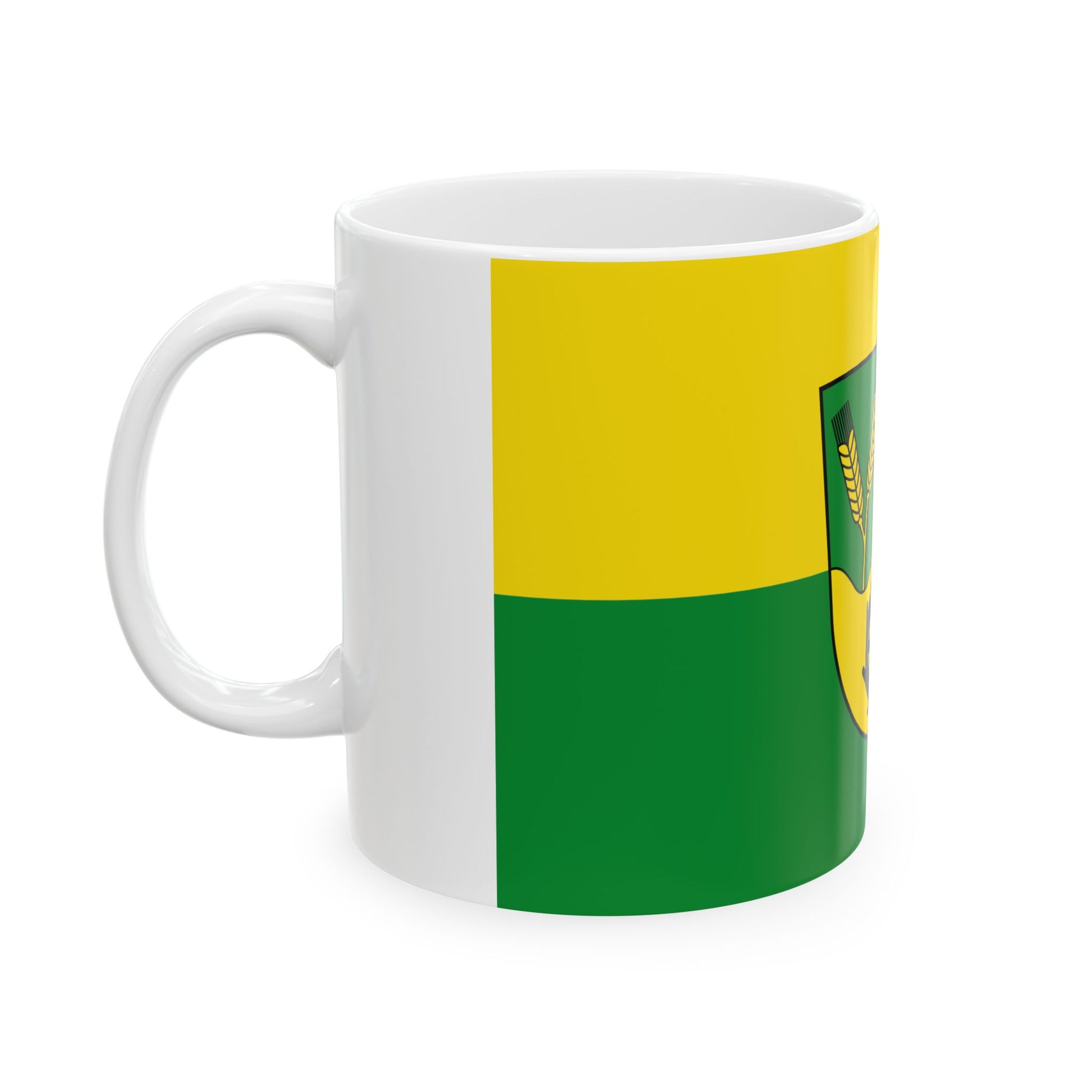 Flagge Ebergoetzen (Germany) White Coffee Mug-Go Mug Yourself