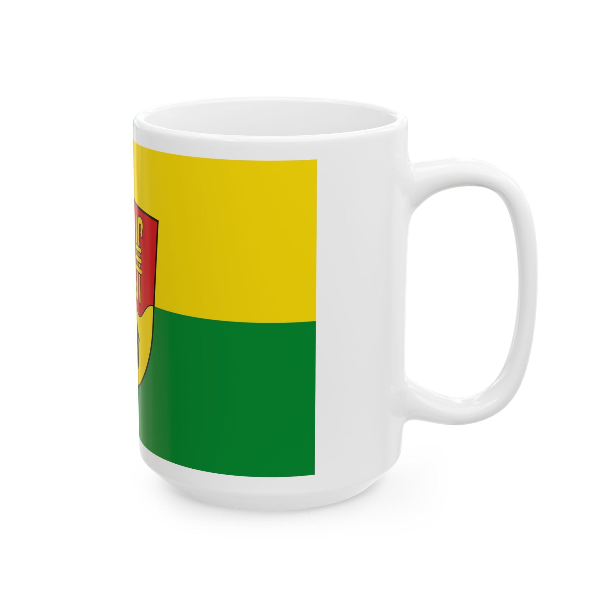 Flagge Ebergoetzen (Germany) White Coffee Mug-Go Mug Yourself