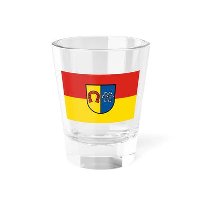 Flagge Eggenstein-Leopoldshafen (Germany) Shot Glass 1.5oz 1.5oz - Go Mug Yourself
