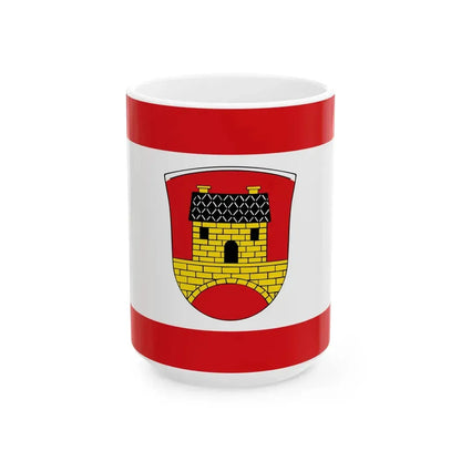 Flagge Einhausen Hessen (Germany) White Coffee Mug 15oz - Go Mug Yourself