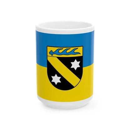 Flagge Emmingen-Liptingen (Germany) White Coffee Mug 15oz - Go Mug Yourself
