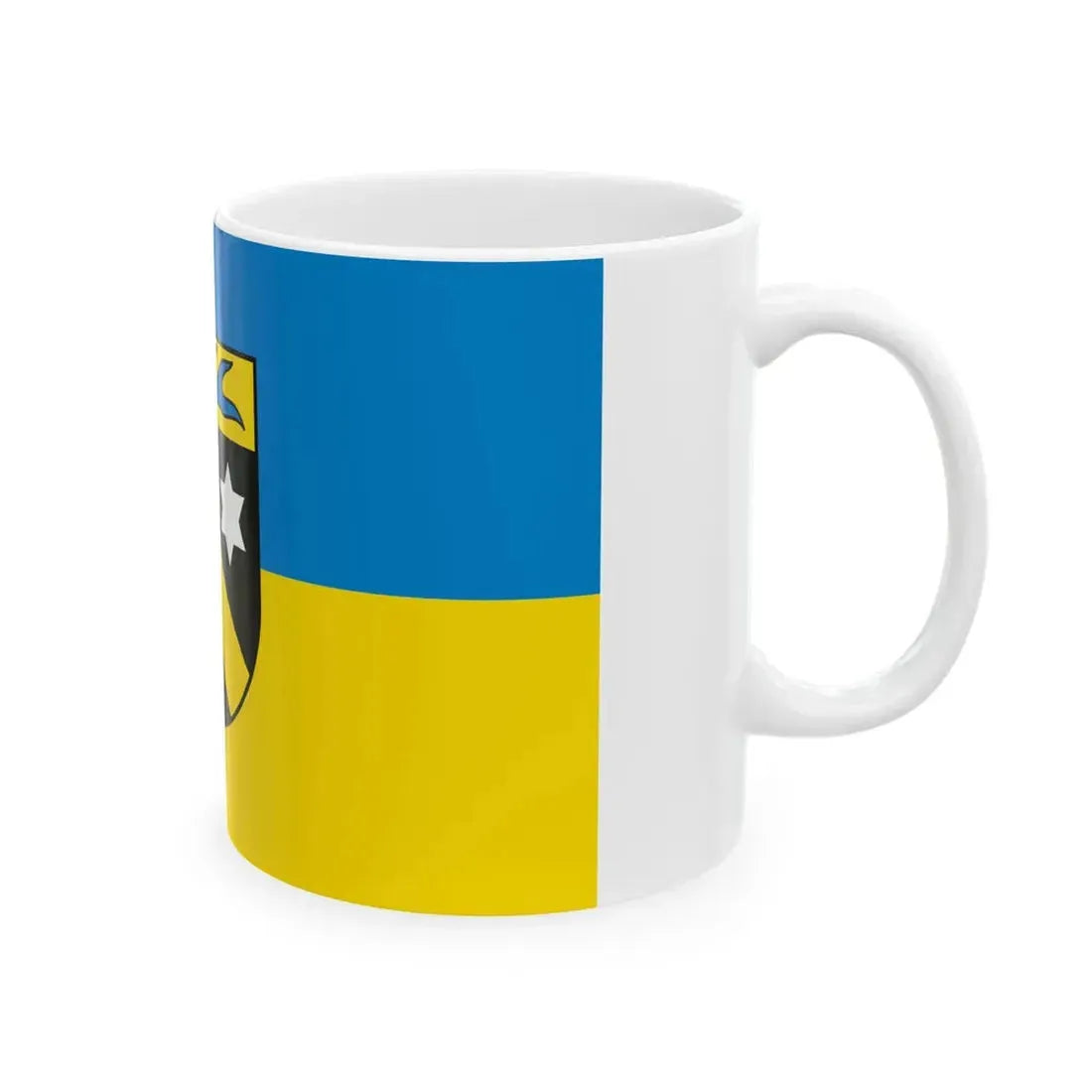 Flagge Emmingen-Liptingen (Germany) White Coffee Mug - Go Mug Yourself