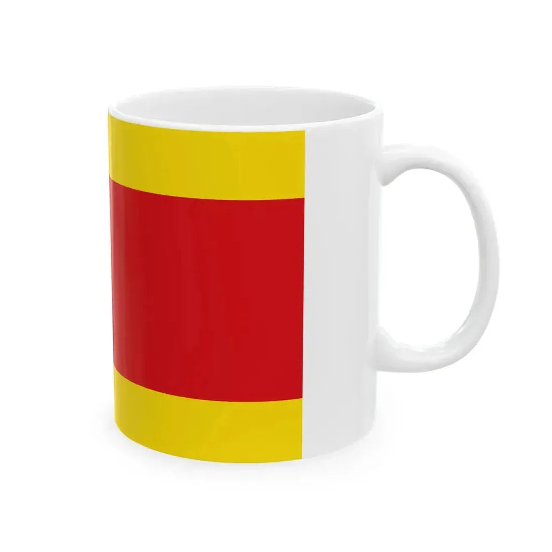Flagge Emsbueren (Germany) White Coffee Mug - Go Mug Yourself