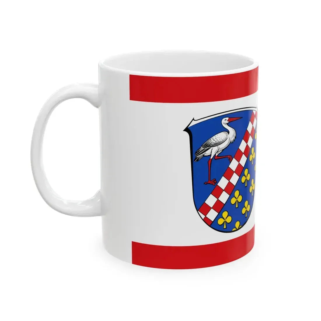 Flagge Eppertshausen (Germany) White Coffee Mug - Go Mug Yourself