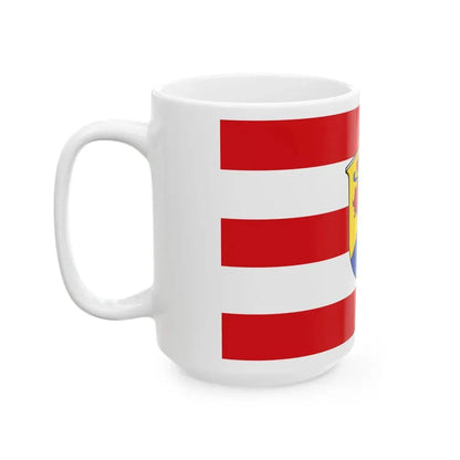 Flagge Ernsthofen Modautal (Germany) White Coffee Mug - Go Mug Yourself