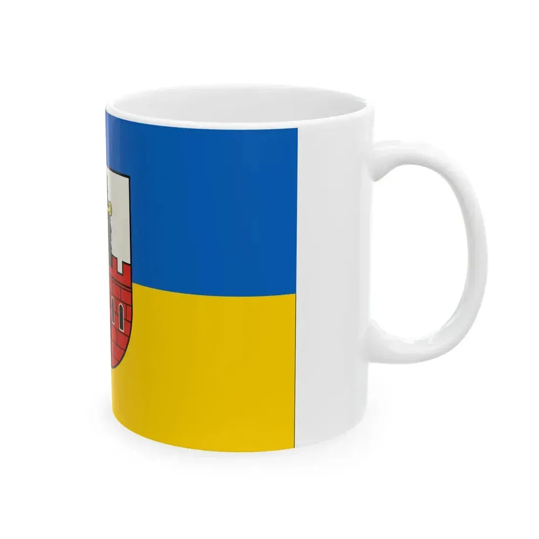 Flagge Esens (Germany) White Coffee Mug - Go Mug Yourself