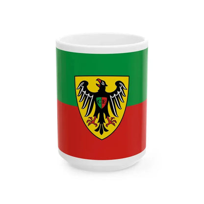 Flagge Esslingen am Neckar (Germany) White Coffee Mug 15oz - Go Mug Yourself