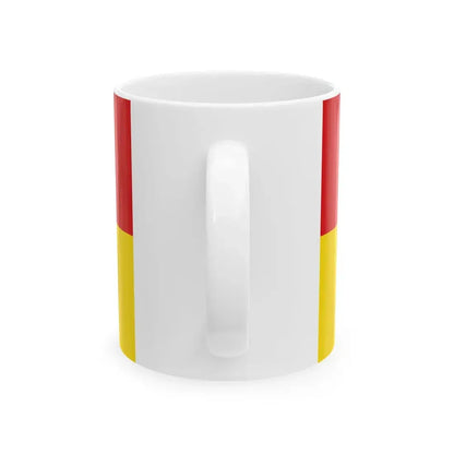 Flagge Eupen 2 (Belgium) White Coffee Mug - Go Mug Yourself
