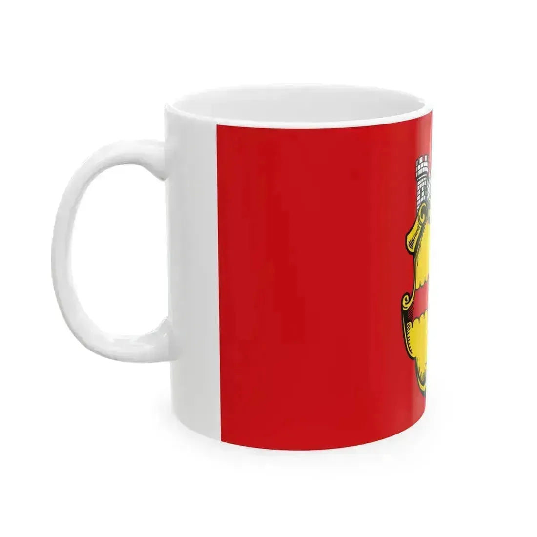 Flagge Eupen (Belgium) White Coffee Mug - Go Mug Yourself