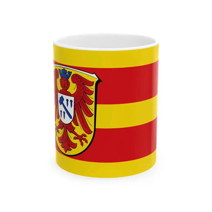 Flagge Feldatal (Germany) White Coffee Mug 11oz - Go Mug Yourself