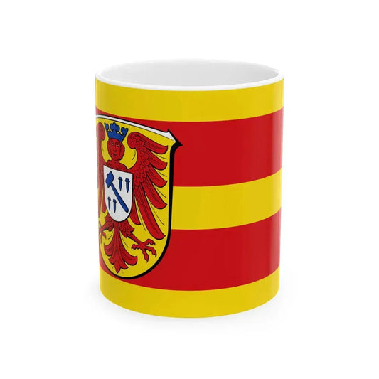 Flagge Feldatal (Germany) White Coffee Mug 11oz - Go Mug Yourself
