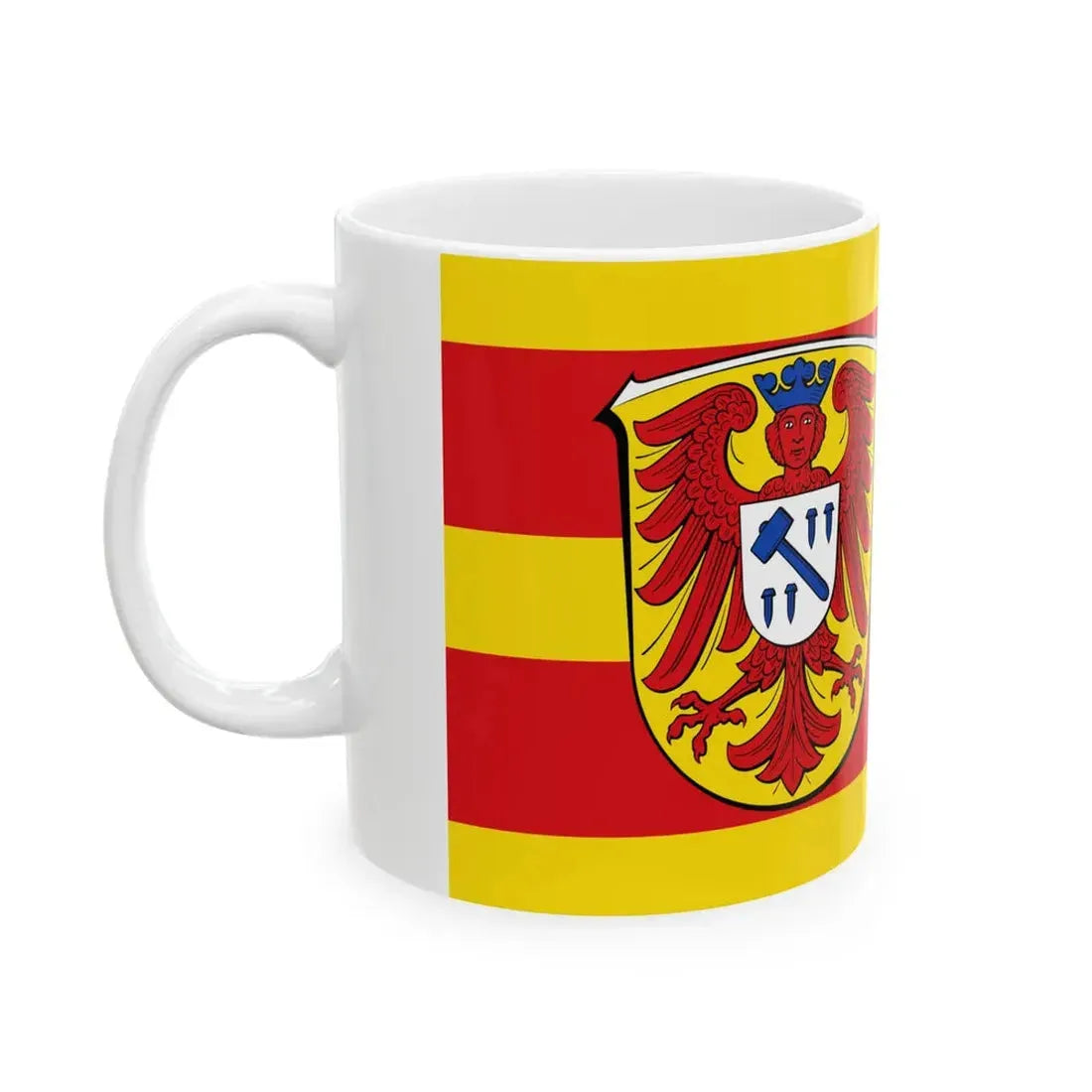 Flagge Feldatal (Germany) White Coffee Mug - Go Mug Yourself