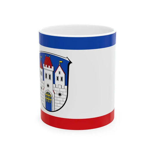 Flagge Fischbachtal (Germany) White Coffee Mug 11oz - Go Mug Yourself