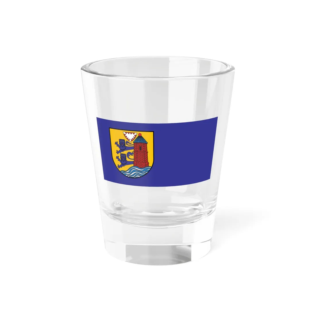 Flagge Flensburg (Germany) Shot Glass 1.5oz 1.5oz - Go Mug Yourself