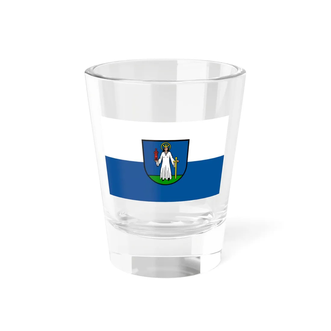 Flagge Forst Baden (Germany) Shot Glass 1.5oz 1.5oz - Go Mug Yourself
