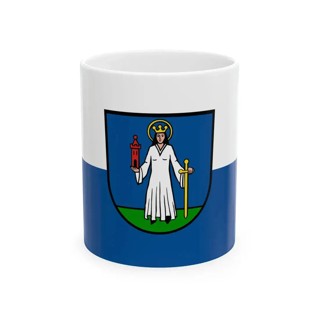 Flagge Forst Baden (Germany) White Coffee Mug 11oz - Go Mug Yourself