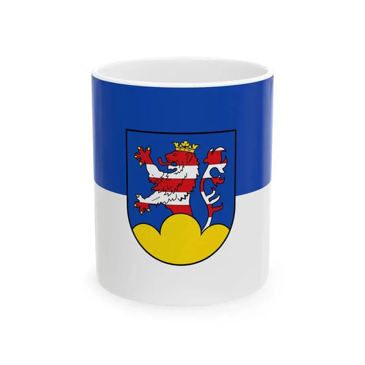 Flagge Frankenberg Eder (Germany) White Coffee Mug 11oz - Go Mug Yourself