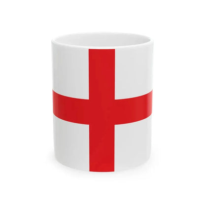 Flagge Freiburg im Breisgau (Germany) White Coffee Mug 11oz - Go Mug Yourself