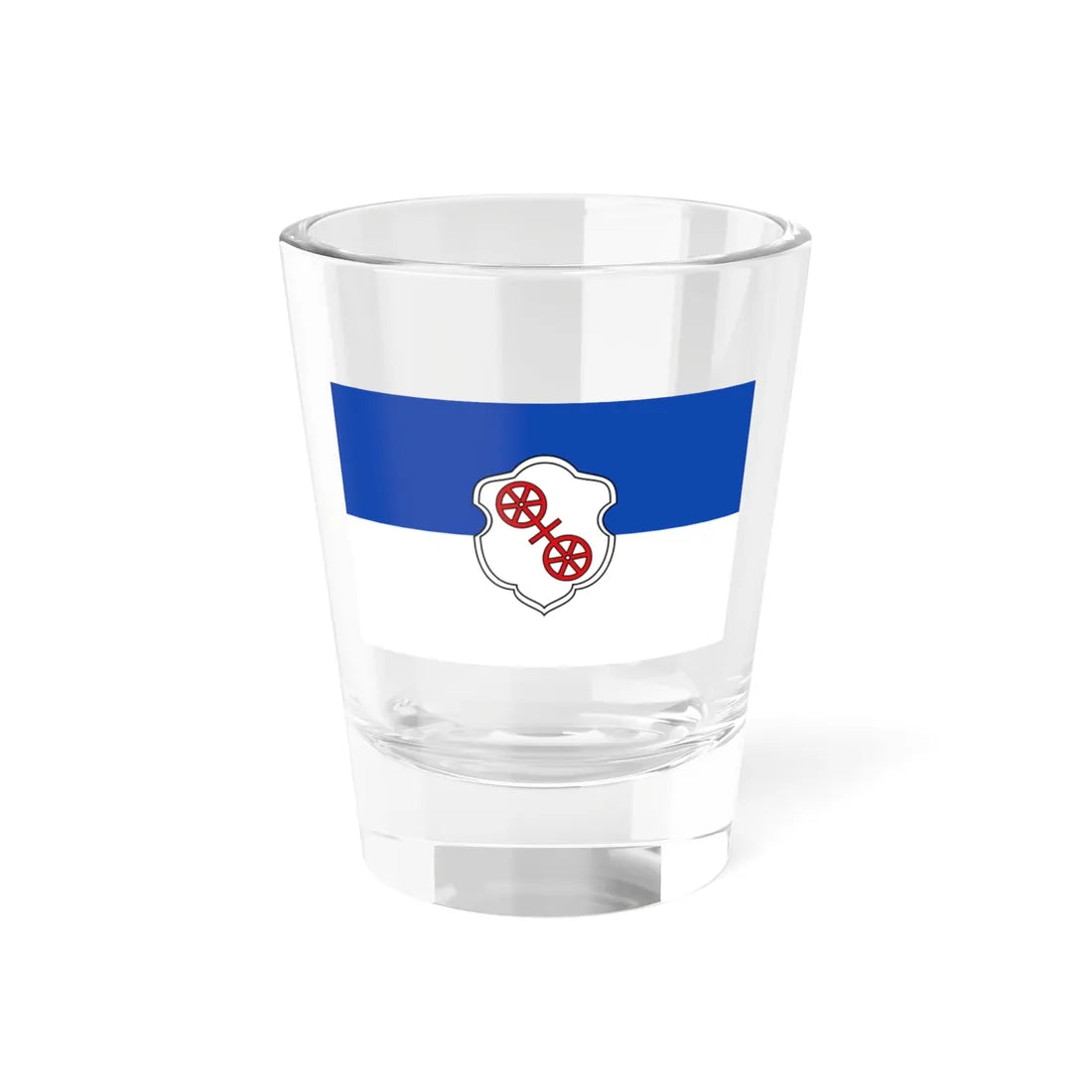 Flagge Fritzlar (Germany) Shot Glass 1.5oz 1.5oz - Go Mug Yourself