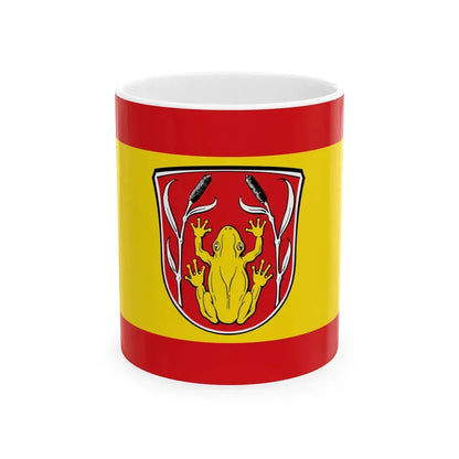 Flagge Froschhausen (Germany) White Coffee Mug 11oz - Go Mug Yourself