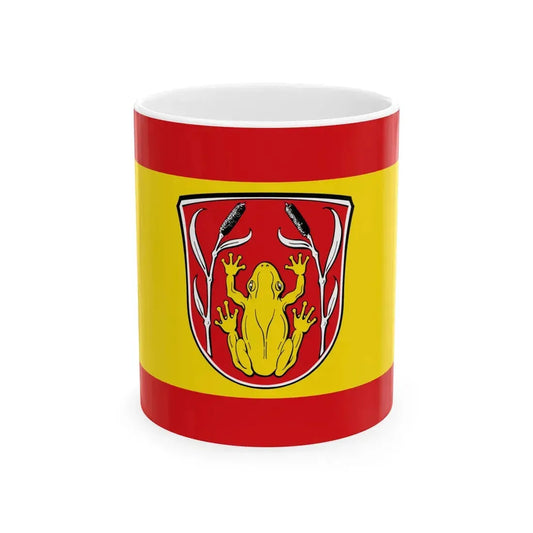 Flagge Froschhausen (Germany) White Coffee Mug 11oz - Go Mug Yourself