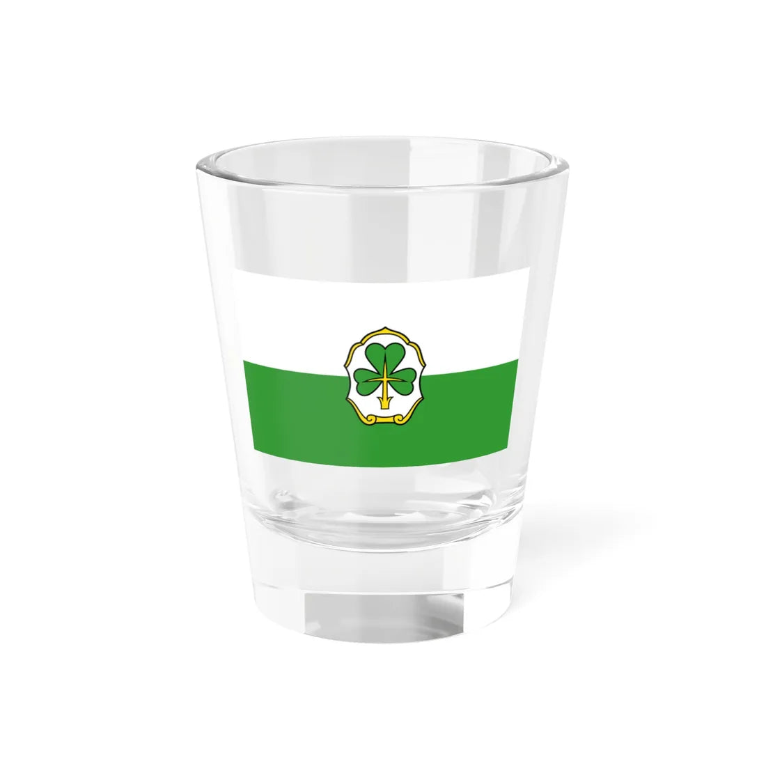 Flagge Fürth (Germany) Shot Glass 1.5oz 1.5oz - Go Mug Yourself