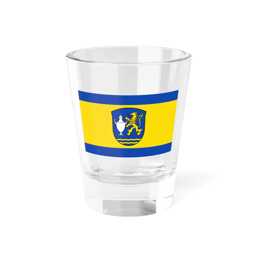 Flagge Fuerstenberg Weser (Germany) Shot Glass 1.5oz 1.5oz - Go Mug Yourself