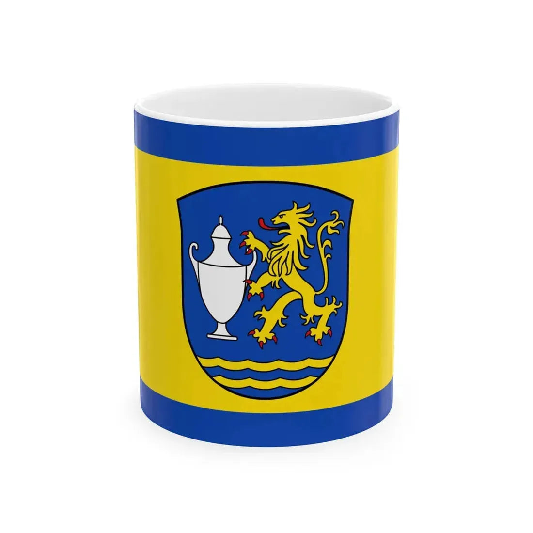 Flagge Fuerstenberg Weser (Germany) White Coffee Mug 11oz - Go Mug Yourself